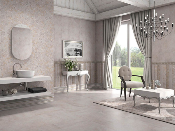 Настенная плитка ROSSANA NEUTRAL 25x75 от Ibero Ceramicas (Испания)