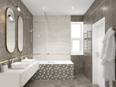 Керамогранит Monblanc коричневый 50x50 от Ceradim (Индия)