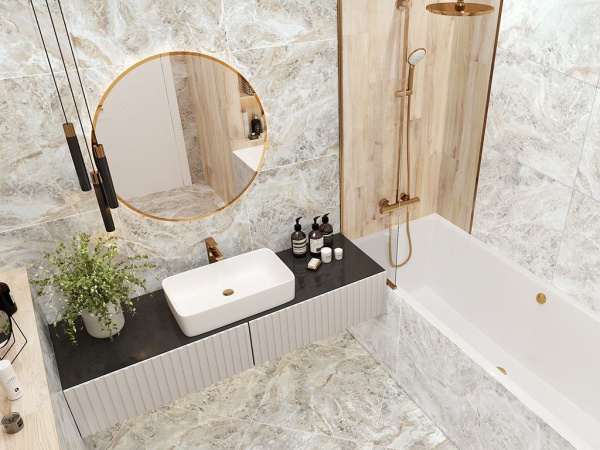 Керамогранит Wave (GFU57WAV00L) 57x57x9 от Alma Ceramica (Россия)