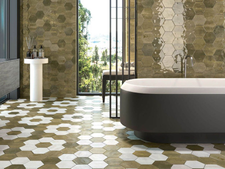 Настенная плитка HOPE OLIVE 7.5x30 от Ribesalbes (Испания)