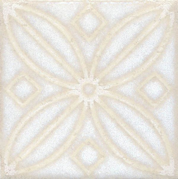 Напольная вставка STG\B402\1266H Амальфи орнамент белый 9.9x9.9 от Kerama Marazzi (Россия)