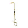 Термостатическая душевая система наружного монтажа WHITECROSS Y Y1254TOPGL (золото)