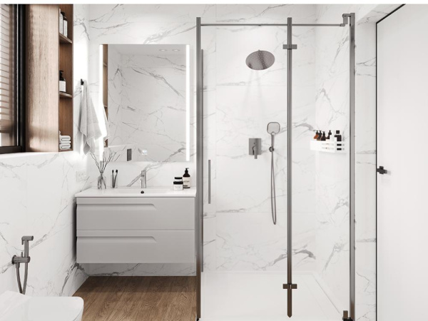 Керамогранит Carrara Terrific Silver белый Матовый 60x120 от Ceradim (Индия)