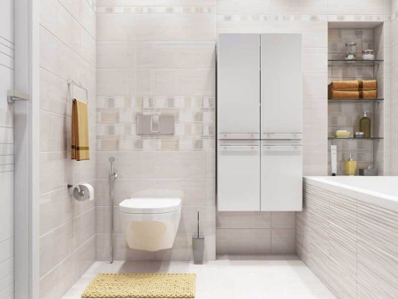 Бордюр Atria бежевый (AN1J011) 5x44 от Cersanit (Россия)