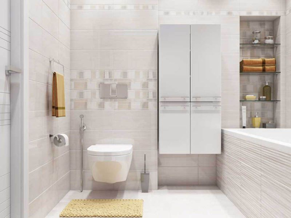 Бордюр Atria бежевый (AN1J011) 5x44 от Cersanit (Россия)