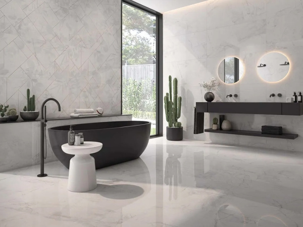 Настенная плитка Mystic Invisible White 40x120 от Ibero Ceramicas (Испания)