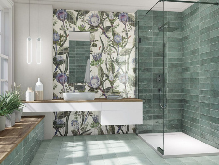 Настенная плитка Rev.Cinqueterre blu 10x30 от Mainzu (Испания)