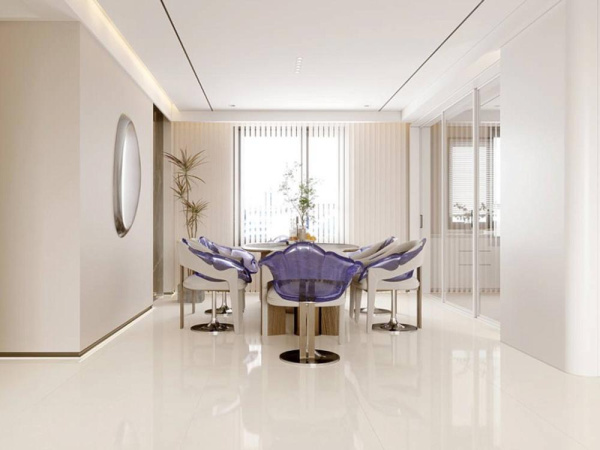 Керамогранит Plain Beige full body polished (sinking ink) (BHW-0027) 60x120x0.8 от Basconi Home (Китай)