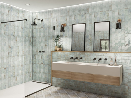 Настенная плитка BAYONNE BLU 7.5x30 от Mainzu (Испания)