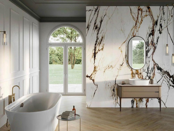 Керамогранит Xlight Paonazzo Biondo Silk (6 мм) (100296451) 154x328 от XLight (Испания)