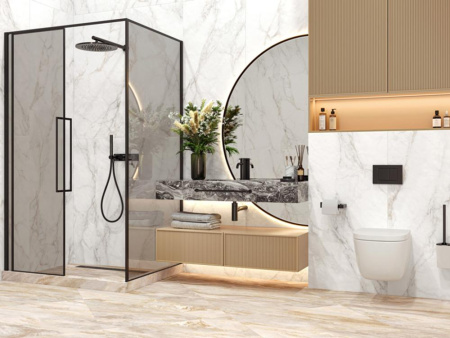 Керамогранит Calacatta Luna матовый (60120UNA00M) 60x120 от LCM (Индия)