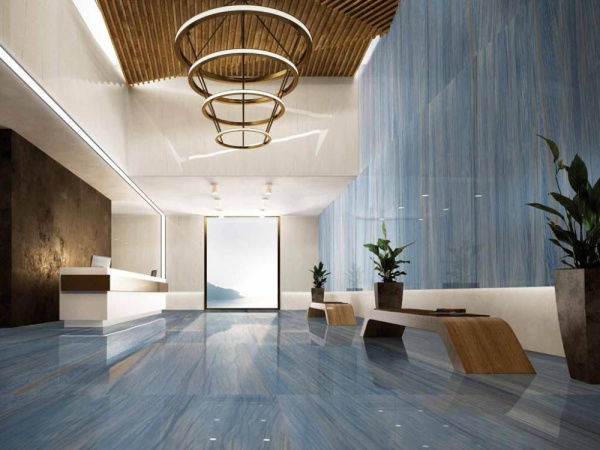 Керамогранит AZUL MACAUBA LAPP/RETT (87001) 160x320 от AVA Ceramica (Италия)