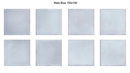 Настенная плитка Mate Blue 15x15 от Eletto Ceramica (Россия)