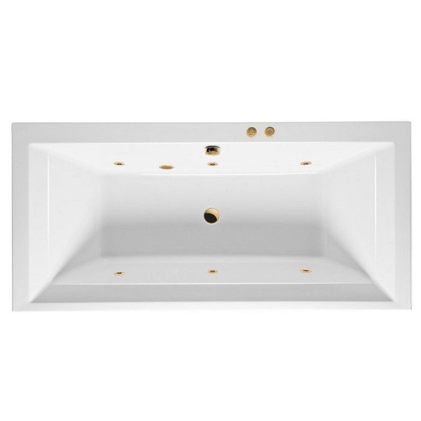 Ванна EXCELLENT Crown Grand 190x90 "SOFT" (золото)