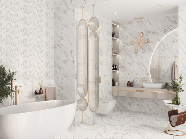 Декор Calacatta Grey Decor 24.2x70 от Eletto Ceramica (Россия)