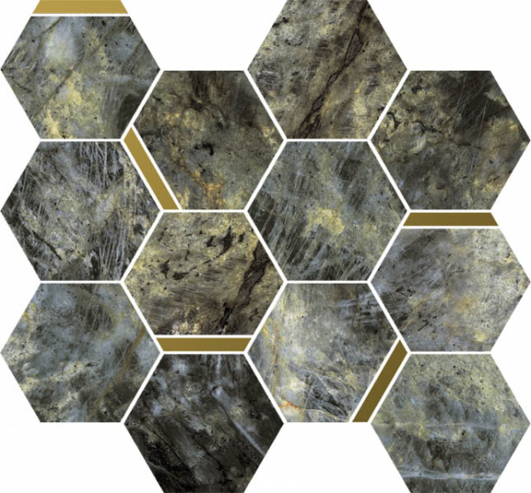 Мозаика STELLARIS MADAGASCAR DARK MOSAICO CHIC (620110000228) 28.3x32.8 от Italon (Россия)