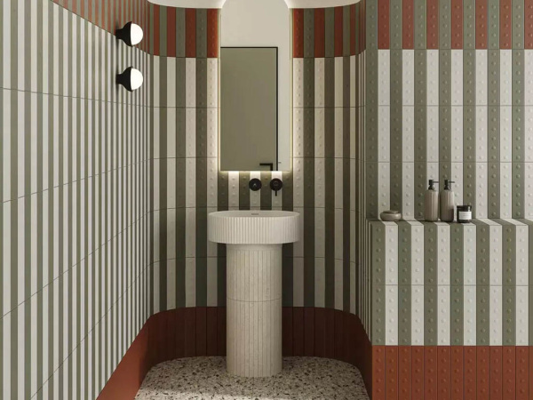 Настенная плитка Медина 2 бежевый светлый матовый структура (KM26369) 6x28.5x1 от Kerama Marazzi (Россия)