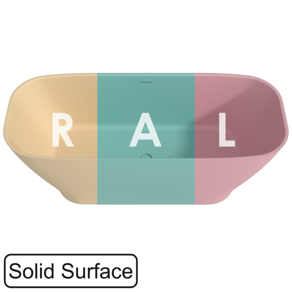 Ванна WHITECROSS Clover 170x72 (RAL мат) иск. камень