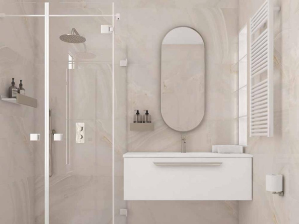 Керамогранит Onyx Queen Cream кремовый Полированный 60x120 от Ceradim (Индия)