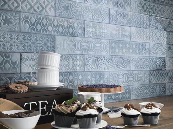 Бордюр Moldura Drop Blue (CFR000013) 5x30 от Cifre Ceramica (Испания)