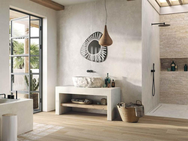 Керамогранит POETRY WOOD MUD NAT RETT 180 26.5x180 от ABK Ceramiche (Италия)