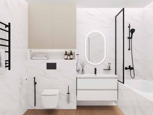 Керамогранит Calacatta Clarity Gold белый Полированный 80 80x80 от Ceradim (Индия)