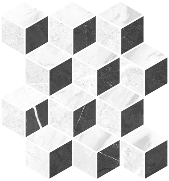 Вставка Royal Stone мозаика многоцветный (A-RS2L451\G) 28x27 от Cersanit (Россия)