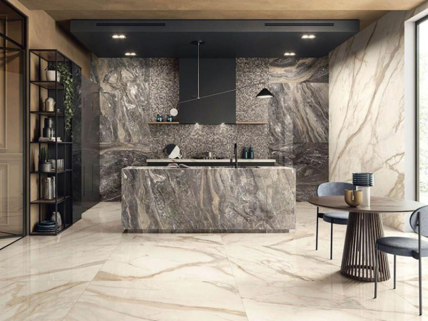 Керамогранит ANIMA FUTURA GOLDEN WHITE Luc (AGCJ) 120x278 от Caesar Ceramiche (Италия)