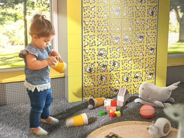 Бордюр NT\A135\5009 Кошки-Мышки 6.3x20 от Kerama Marazzi (Россия)