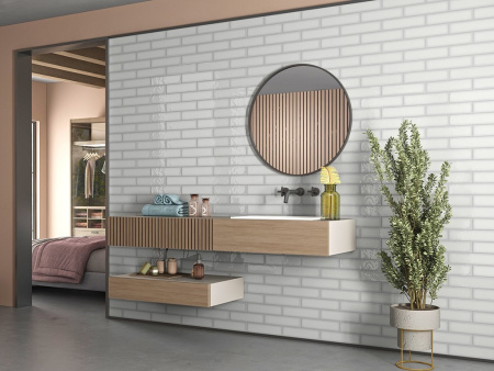 Настенная плитка MONTE BEIGE 10x40 от SmileTile (Индия)