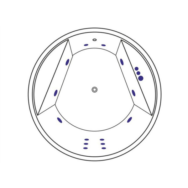 Ванна EXCELLENT Great Arc 160 "SMART" (золото)