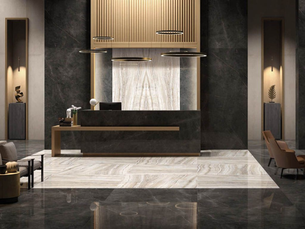 Бордюр GOLD CALAC.EXTRA BAT.lux+ ret. 5.5x120 от ABK Ceramiche (Италия)