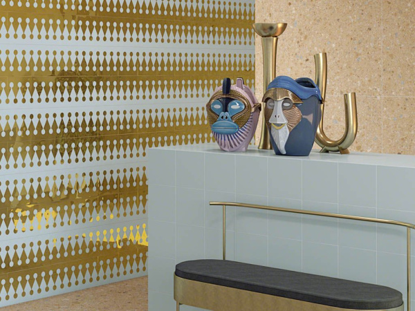 Декор Filippo Soul Blason Gris Negro 20x20 от Vives Ceramica (Испания)