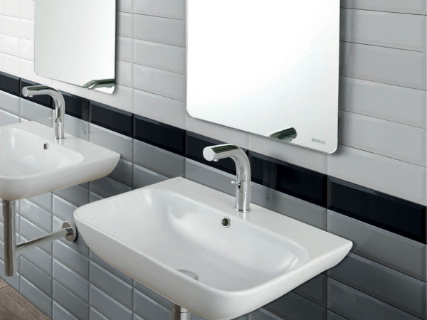 Настенная плитка Monocolor Blanco Biselado Brillo 10x20 от Absolut Keramika (Испания)