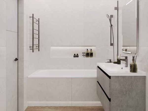 Керамогранит Mramor Princess White светло-серый Полированный 60x120 от Ceradim (Индия)