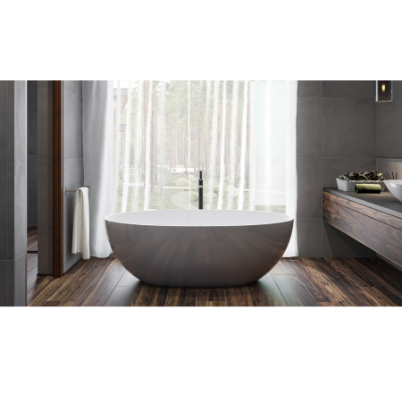 Ванна WHITECROSS Diamond 170x87 (белый глянец) иск. камень