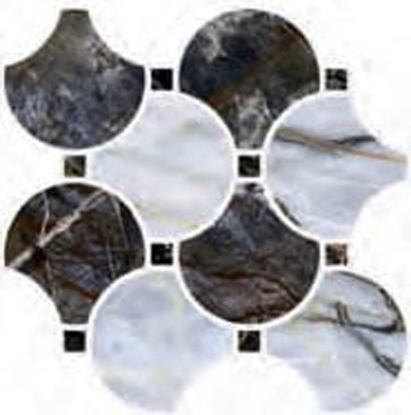 Мозаика SERENADE MOSAICO CIRCLE BLUE 29x29 от Naxos Ceramica (Италия)