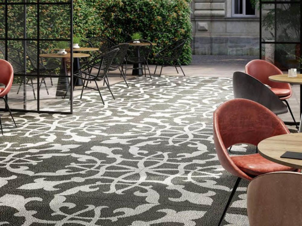 Керамогранит Багатти DD843300R белый чёрный обрезной 80x80 от Kerama Marazzi (Россия)