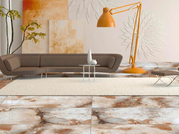 Керамогранит Belvedere Arabesque Black Polished (N20404) 60x120 от Neodom (Индия)