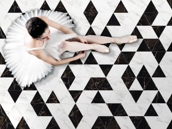 Керамогранит PORTLOREN BLACK под заказ 120x120 от TAU Ceramica (Испания)