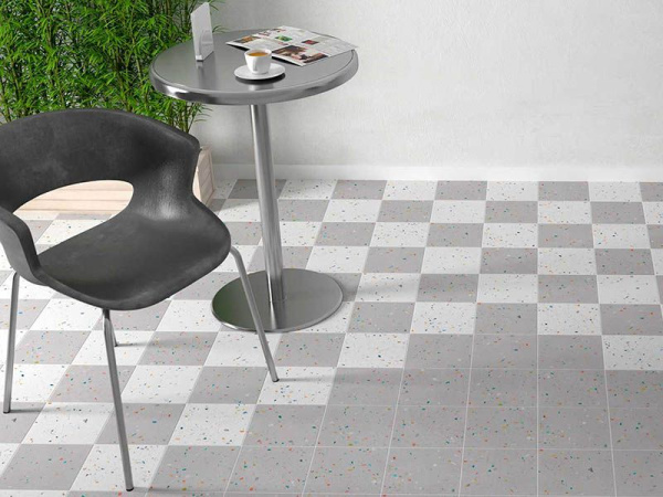 Керамогранит DROPS NATURAL RHOMBUS DECOR GRAPHITE (108807) 18.5x18.5 от WOW (Испания)