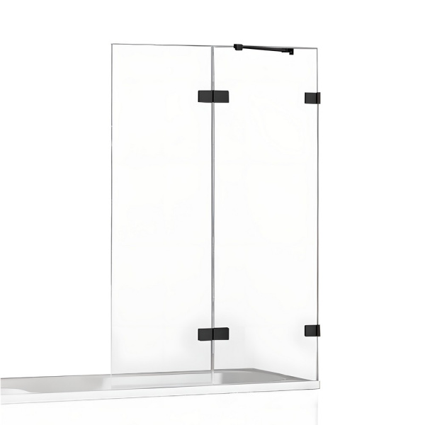 Шторка для ванны NEW TRENDY AVEXA BLACK 110x150 EXK-1985 R (черный)