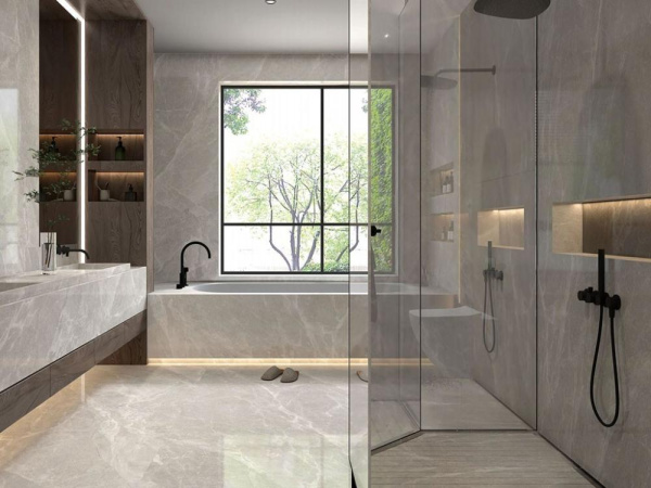 Керамогранит Van Gogh Grey Silk (6 мм) 160x320 от Moreroom (Китай)