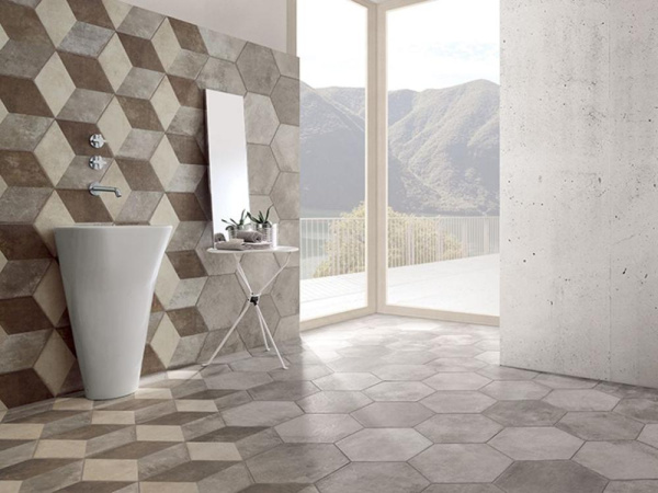Керамогранит DECO EXAGONA TEXTURE 1 NAT. 34.5x40 от Fioranese Ceramica (Италия)