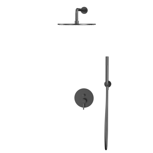 Система для душа скрытого монтажа WHITECROSS Y YSET04GM (оружейная сталь)