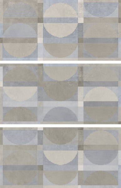 Керамогранит Vision многоцветный ректификат (16890) 44.8x89.8 от Mei (Германия)