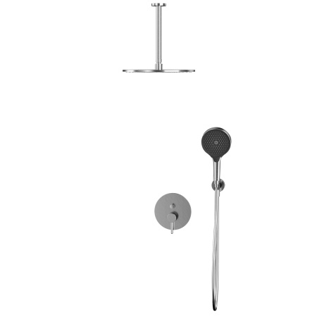 Система для душа скрытого монтажа WHITECROSS Y YSET12TOPNIB (брашированный никель)