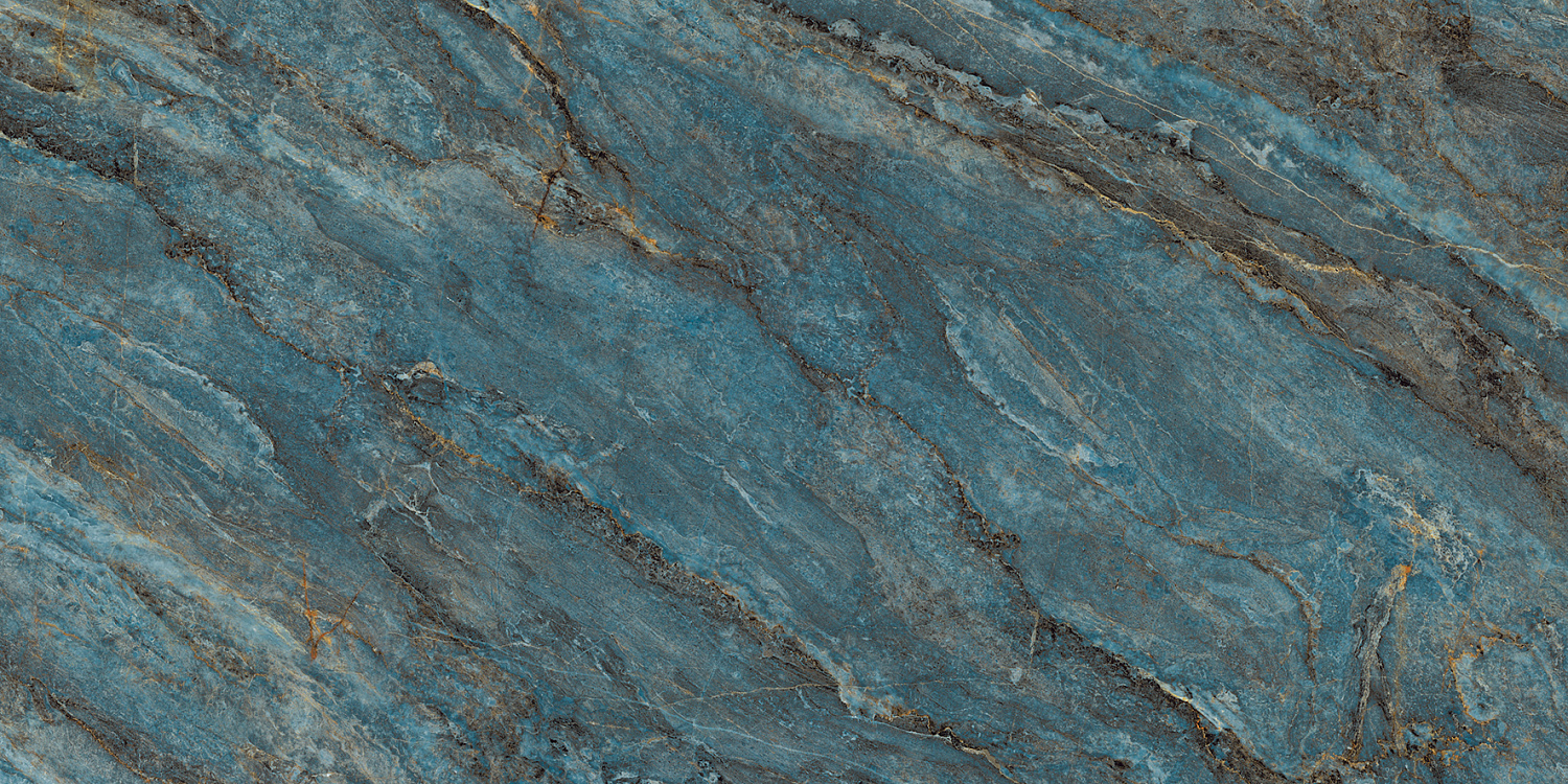 Beam Turquoise Керамогранит бирюзовый 60х120 лаппатированный шайн