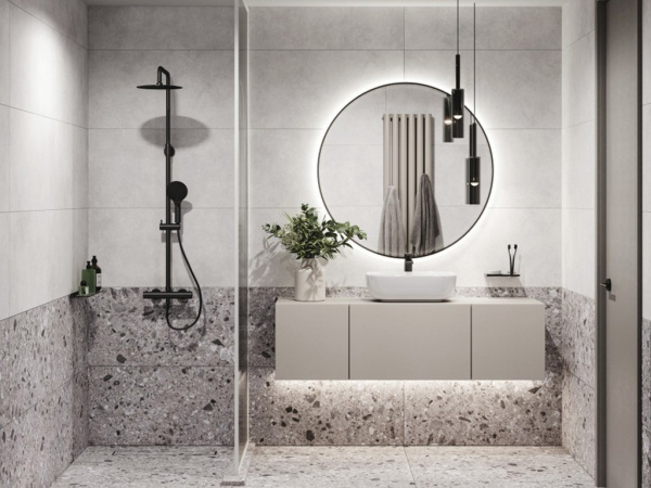 Мозаика Skin многоцветный (16919) 29.8x31.8 от Mei (Германия)