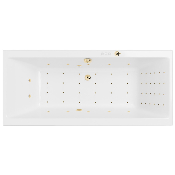 Ванна EXCELLENT Pryzmat 200x90 "NANO" (золото)